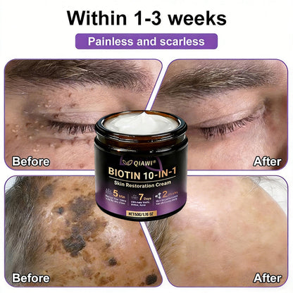 ✨Made and Shipped from USA ✨QIAWI® Biotin 10-in-1 Skin Restoration Cream 🍀