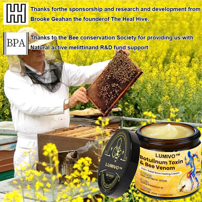 ⏰FLASH SALE: 59% OFF🔥LUMIVO™ Botulinum Toxin & Bee Venom Pain-Relief Bone Healing Cream