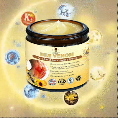 ✅Official Store: LUMIVO™ Bee-Venom Pain-Relief Bone Healing Cream👨‍⚕️USA Osteopathic Medical Association （AAOS）Approved(Reducing joint swelling, pain, stiffness, redness, warmth, soreness, and joint fatigue)