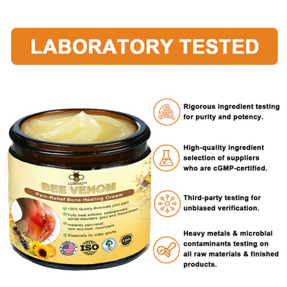 ✅Official Store: LUMIVO™ Bee-Venom Pain-Relief Bone Healing Cream👨‍⚕️USA Osteopathic Medical Association （AAOS）Approved(Reducing joint swelling, pain, stiffness, redness, warmth, soreness, and joint fatigue)