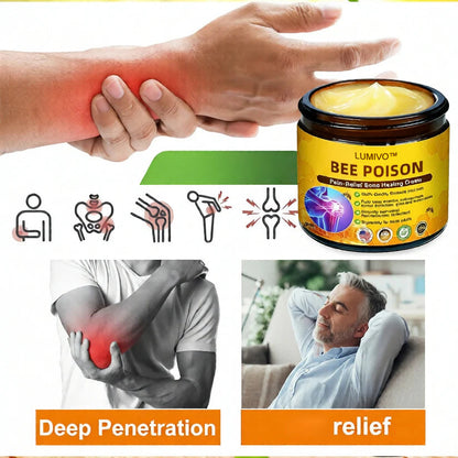 🏆50K+ SOLD LAST WEEK! 🌿LUMIVO™Bee Poison Pain-Relief Bone Healing Cream -8JX3