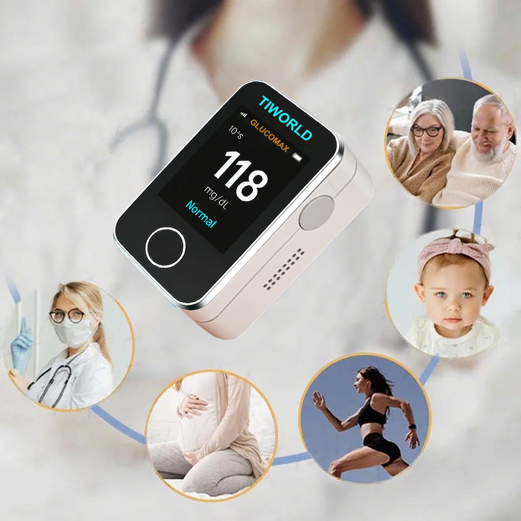 🔥Final 4 Hours : Only Limited Stock Left🏆TIWORLD™ Non-Invasive Blood Glucose Monitor – 5 Seconds 99% Accuracy （Mayo Clinic Recommended）