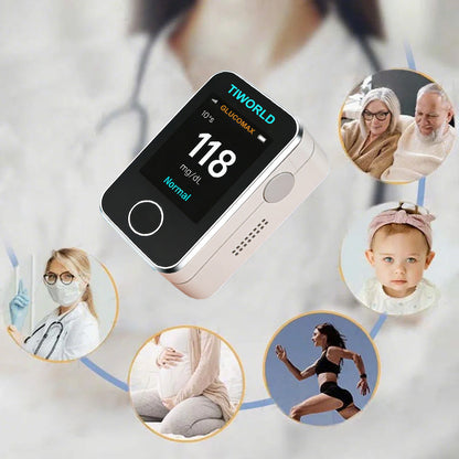 🔥Final 4 Hours : Only Limited Stock Left🏆TIWORLD™ Non-Invasive Blood Glucose Monitor – 5 Seconds 99% Accuracy （Mayo Clinic Recommended）
