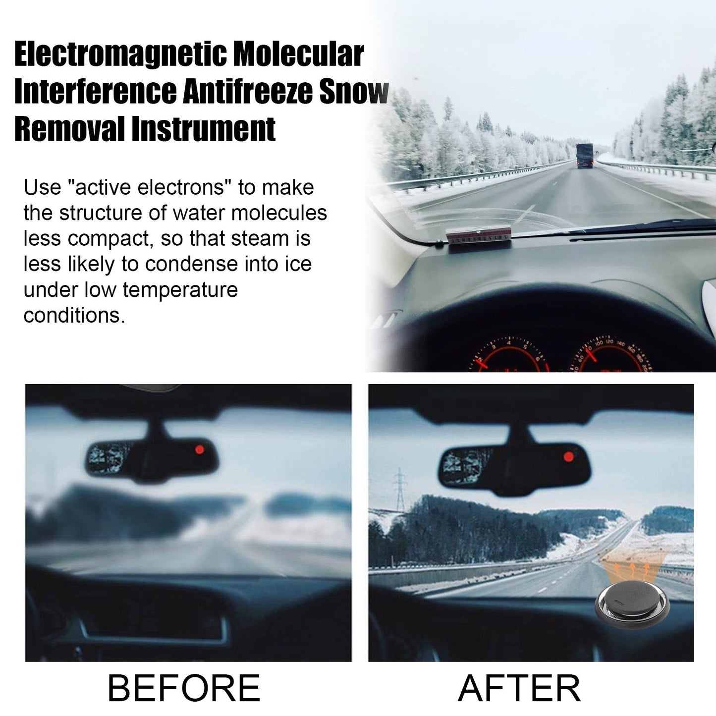 🔥LAST DAY 49% OFF - Magic Auto Windshield De-Icer Tool 🚗❄️