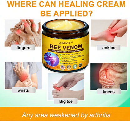 🏆50K+ SOLD LAST WEEK! 🌿LUMIVO™Bee Poison Pain-Relief Bone Healing Cream -8JX3