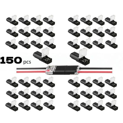 🔥Last Day Promotion 49% OFF - Double-Wire Plug-in Connector Led Light Strip Connectors 2 Pin
