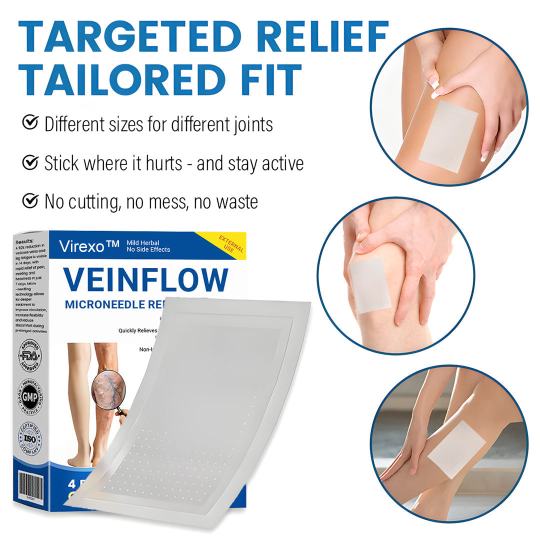 Virexo™ Microneedle Patch – FDA-Approved Varicose Vein Treatment