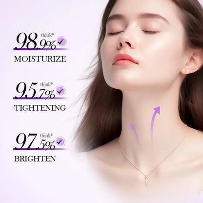 🔥Limited-time 50% sale + free shipping🔥Sculpting Collagen Neck Cream with 5 Massage Rollers