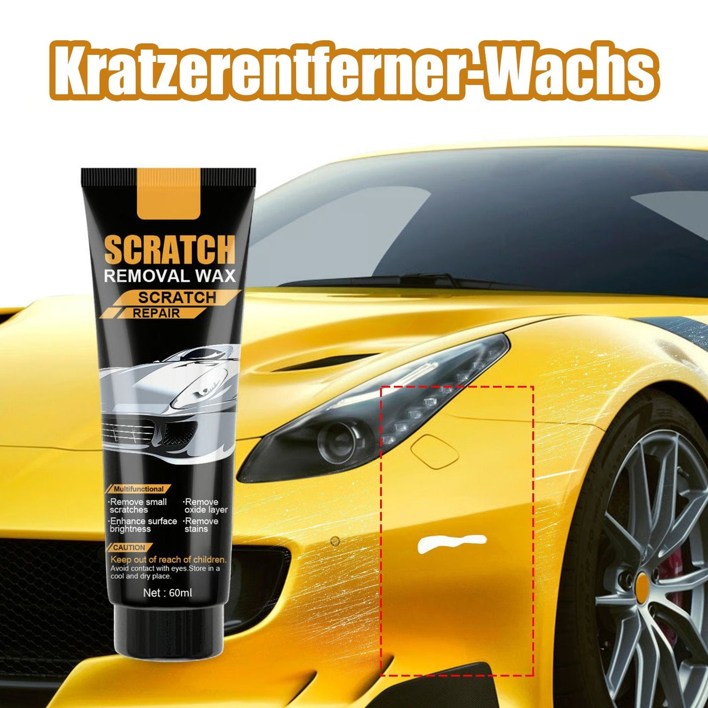 🔥Premium car wax for scratch removal – your all-in-one paint and surface restoration kit 2026