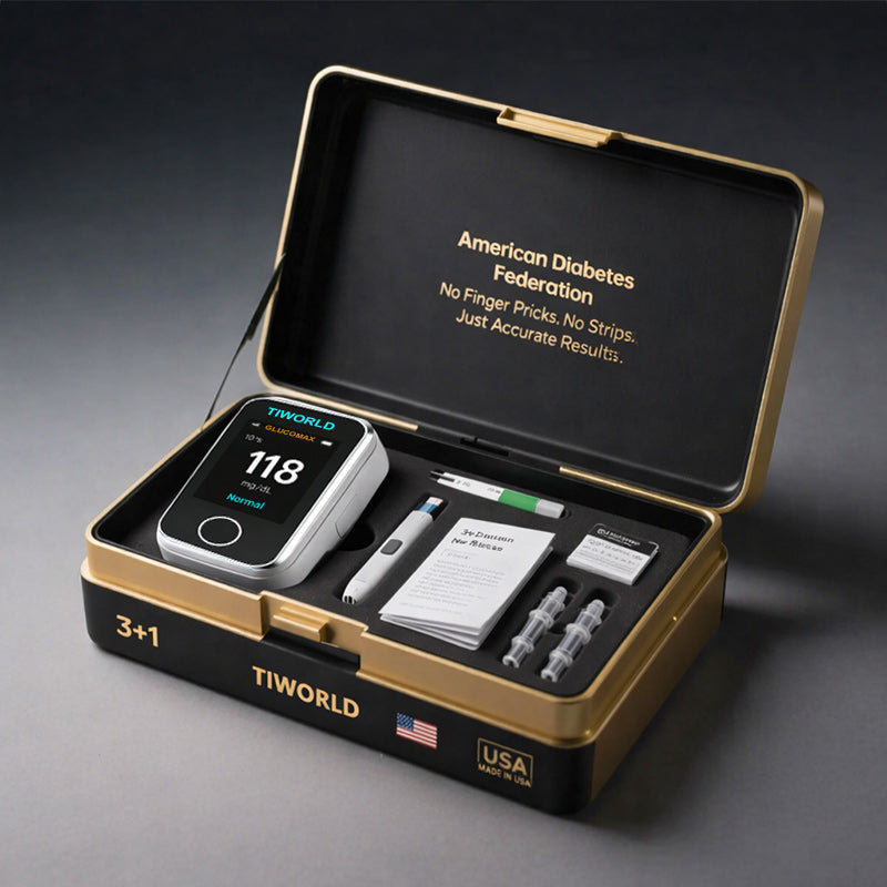 🔥Final 4 Hours : Only Limited Stock Left🏆TIWORLD™ Non-Invasive Blood Glucose Monitor – 5 Seconds 99% Accuracy （Mayo Clinic Recommended）