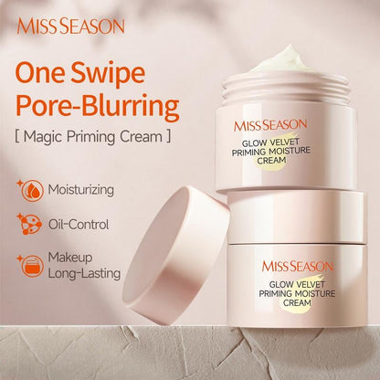 Glow Velvet Priming Moisture Cream - Pore Blurring & Makeup Gripping Primer