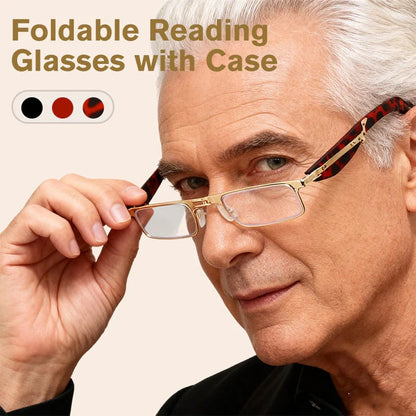 🎁 Limited-time offer for 3 hours only🔥Foldable Anti-Blue Light Reading Glasses (With Free Case)