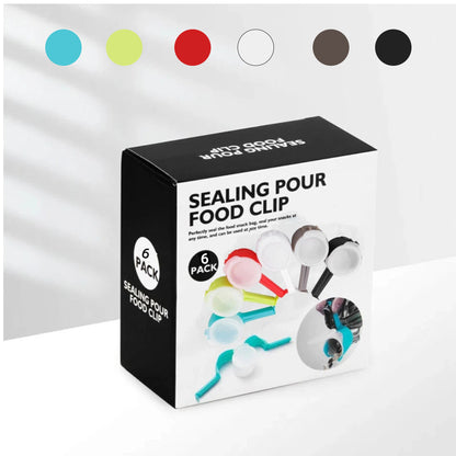 Seal And Pour Food Storage Bag Clip
