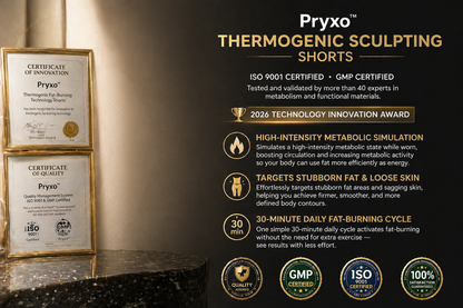 ✅Official Brand Store | PRYXO® 2026 MORINGA & BERBERINE 4-IN-1 MICROPARTICLE MOLDING & FAT BURNING SHORTS