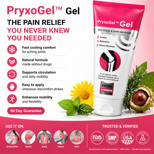 PryxoGel_Fast, Effective Relief For Painful Joints