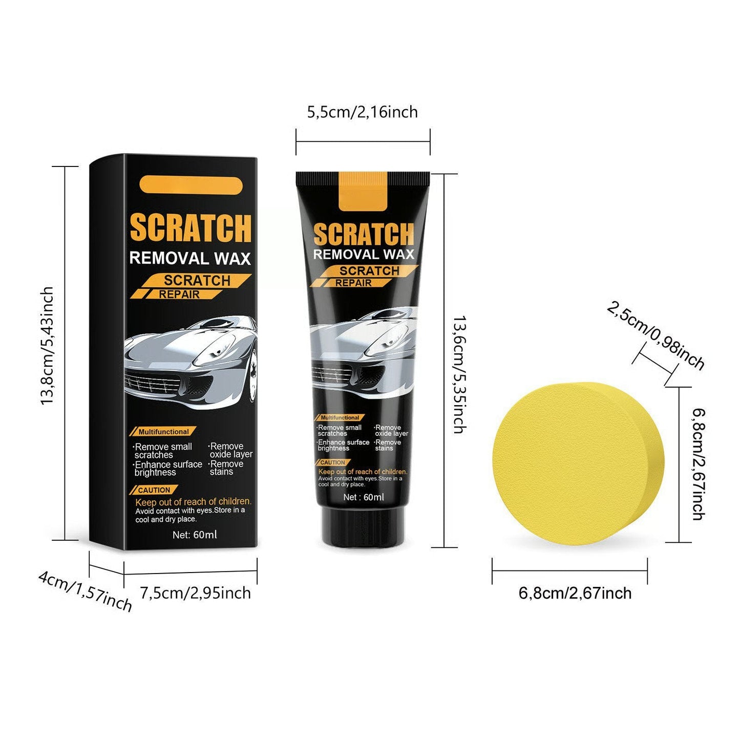 🔥Premium car wax for scratch removal – your all-in-one paint and surface restoration kit 2026