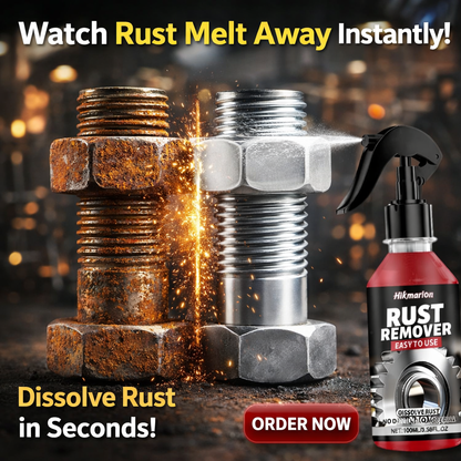 🔥2026 SALE - Nano Metal Rust Remover Polishing Spray For Tools, Cars, Bikes, Grills, Bolts, Firearms & More