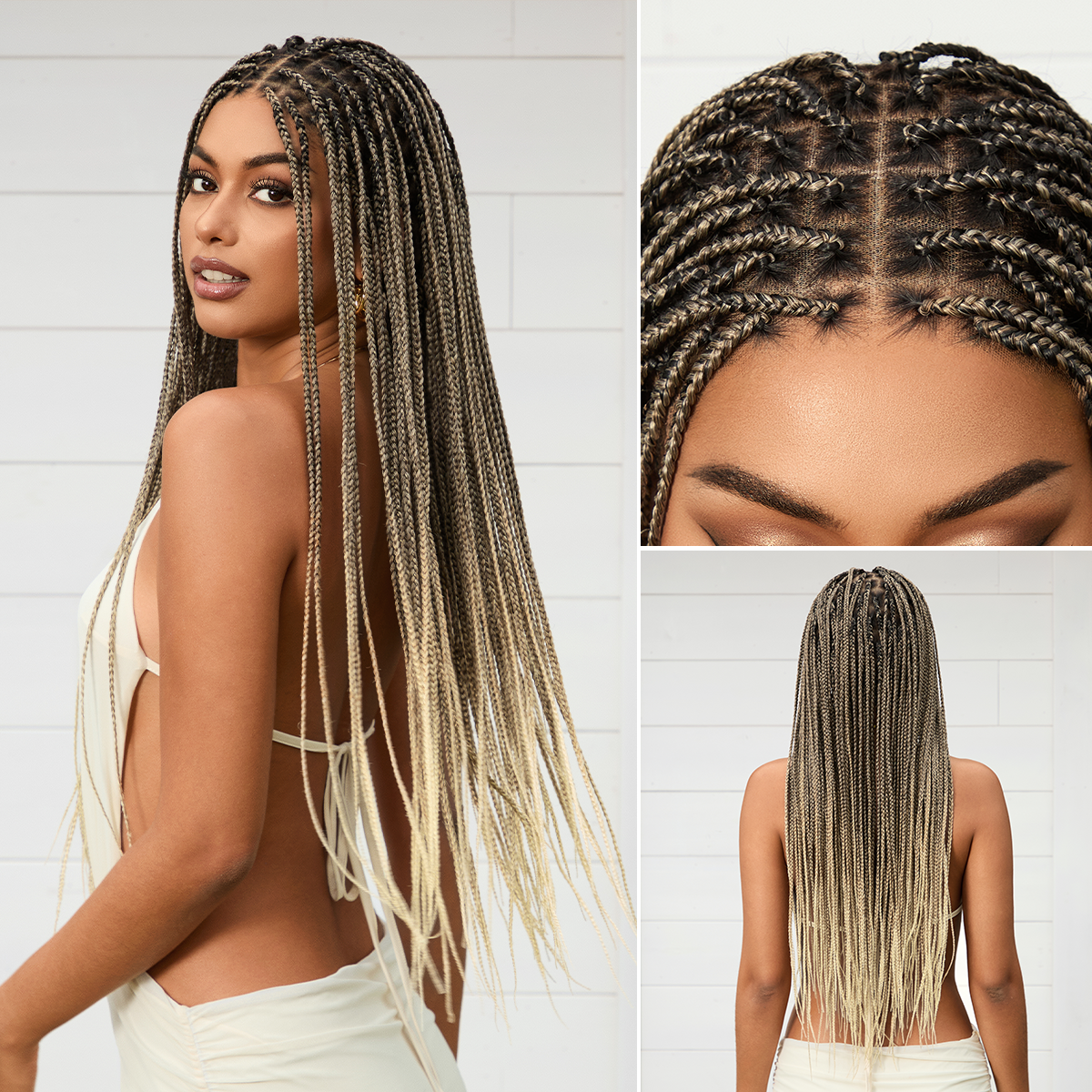 🔥Last Day: 73% Off🔥 Salon Braids HD Lace Knotless Wig ✨