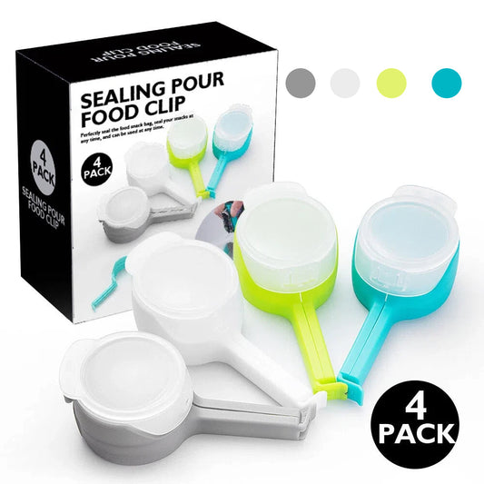 Seal And Pour Food Storage Bag Clip