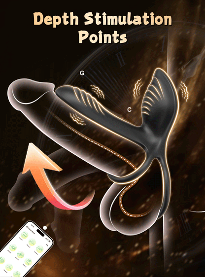 Enchanted Girl Luxe Smart Vibrating Ring – App-Controlled Pleasure for Couples