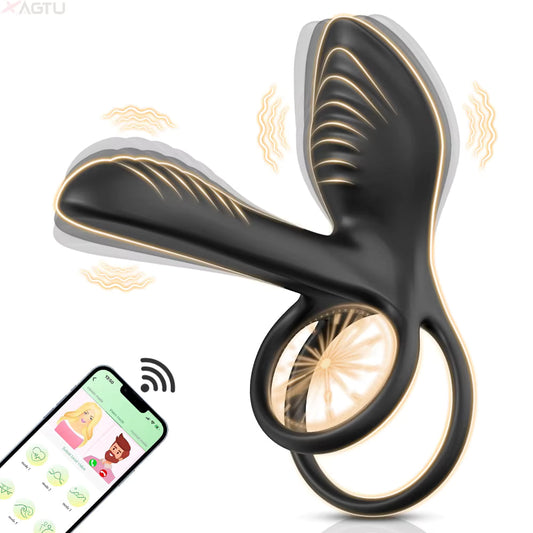 Enchanted Girl Luxe Smart Vibrating Ring – App-Controlled Pleasure for Couples