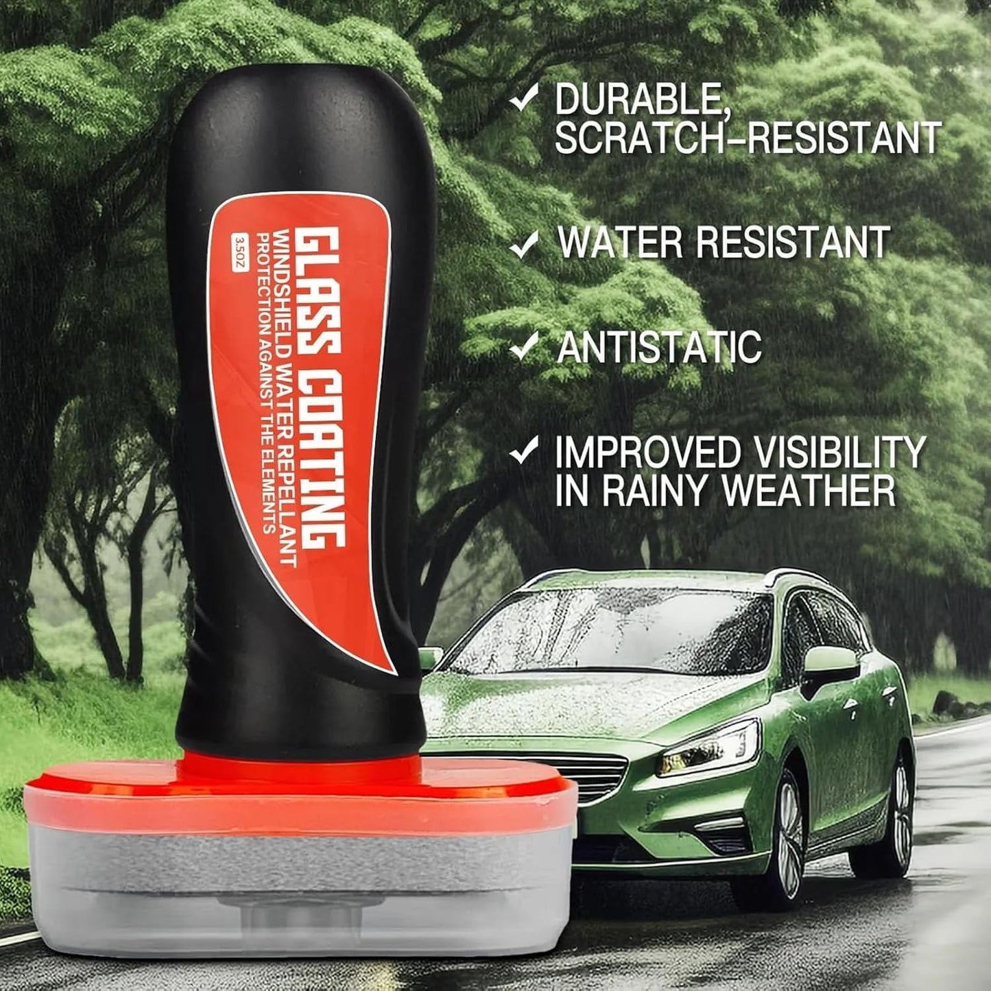 🔥 New upgrade Glass cleaning board-Automotive Oil Film Cleaning Brush