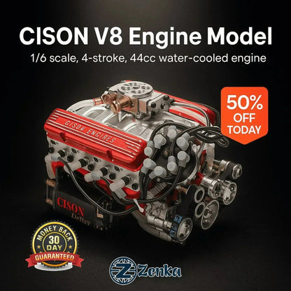 🎁 Warehouse Clearance🏆 10,000 Sold This Week✨ - Gasoline OHV V8 Small-block Engine Model Kits
