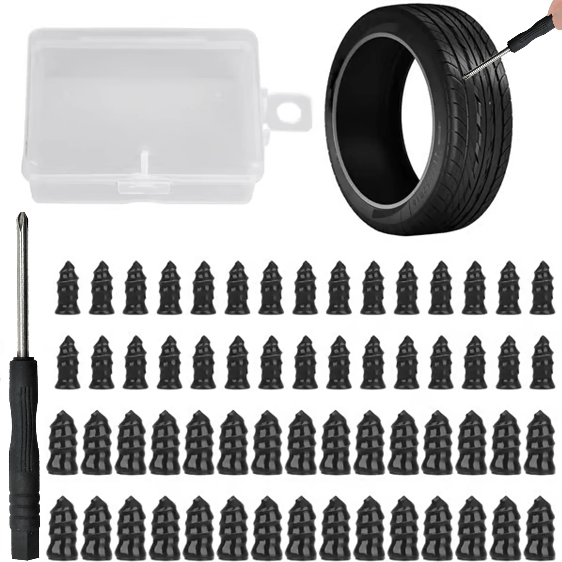 60 pcs (30 Small + 30 Large)