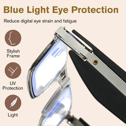 🎁 Limited-time offer for 3 hours only🔥Foldable Anti-Blue Light Reading Glasses (With Free Case)