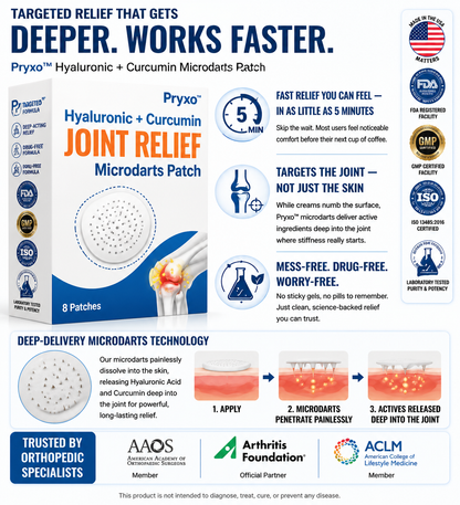 ✨Pryxo™ Hyaluronic Joint Relief Microneedle Patch