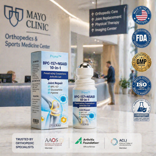 Pryxo® BPC-157 × NSAID 10-in-1 Penetrating Greaseless Arthritis Gel