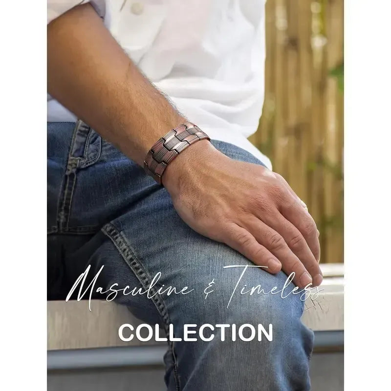 2026🏆✨LAST DAY SALE 70% OFF🔥Copper magnetic bracelet--Relieve fatigue and promote blood circulation